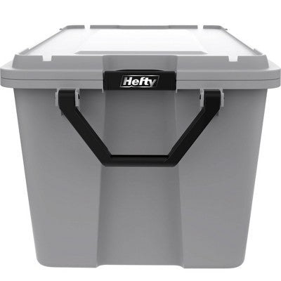 Hefty 50gal MAX PRO Storage Tote Alloy Gray (LOCAL PICKUP ONLY)