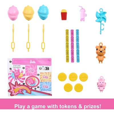 Barbie Mysteries: Beach Detectives Malibu Doll, Cotton Candy Game Playset & Accessories