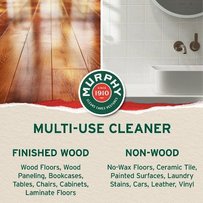 Murphy Original Oil Soap Wood Cleaner for Floors and Furniture - 90 fl oz
