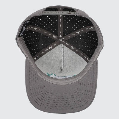 Waggle Adult Polyester Triceratops Baseball Hat - Dark Gray: Adjustable Snapback, One Size