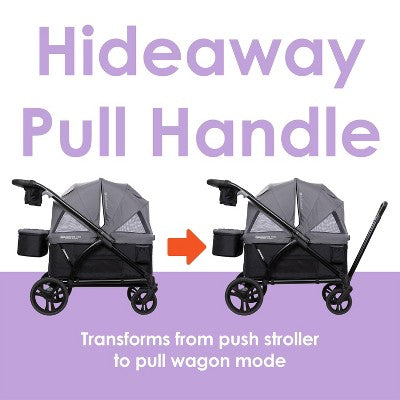 Baby Trend Navigator PRO 2-in-1 Stroller Wagon - Dash Black (LOCAL PICKUP ONLY)