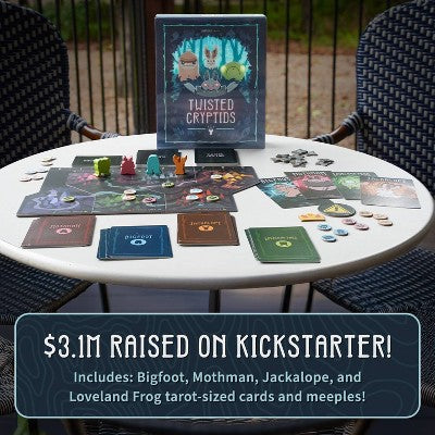 TeeTurtle Twisted Cryptids Board Game: Creative Thinking, 30-60 Min Play, 2-4 Players, Includes Cards & Tokens