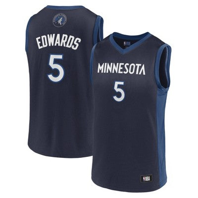 NBA Minnesota Timberwolves Youth Anthony Edwards Jersey - M