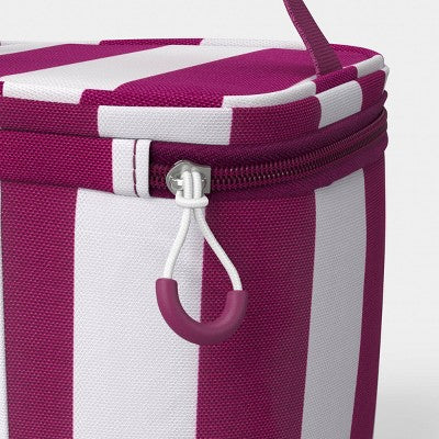 4 Cans/3.1qt Soft Sided Personal Cooler Pink - Sun Squad