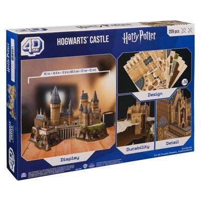 4D BUILD - Harry Potter Hogwarts Castle Model Kit Puzzle 209pc