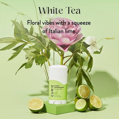 Curie Aluminum Free Deodorant Stick - White Tea - 2oz