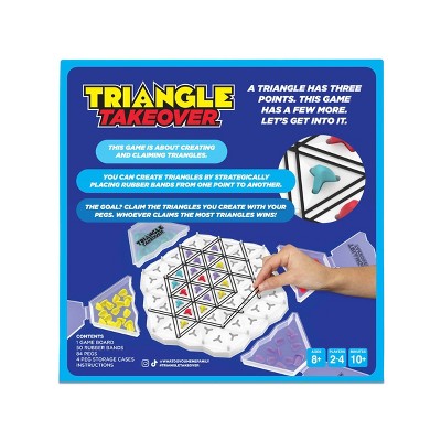 Triangle Takeover by What Do You Meme?: Creative Thinking Board Game for 2+ Players - Includes Tray, Tokens & More