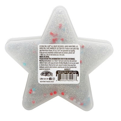 Cra-Z-Slimy Americana Star Spangled Slimy Container - Silver