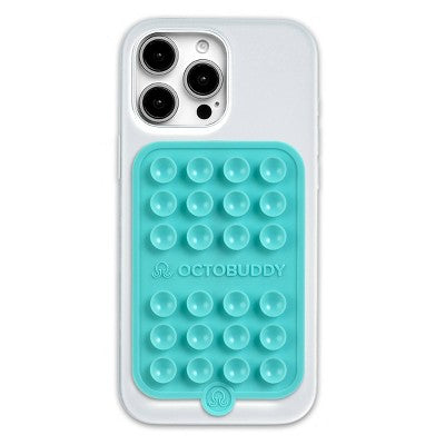 Octobuddy Silicone Suction Cup Phone Case Mount Magnet - Turquoise
