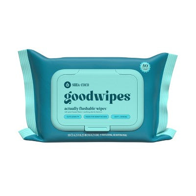 Goodwipes Flushable Personal Wipes - Shea-Coco - 50ct1pk