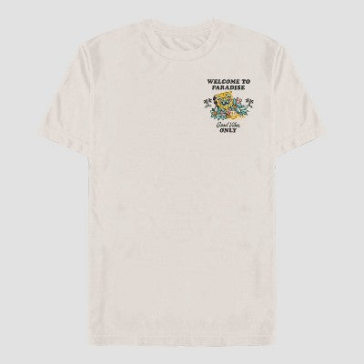 Men's Nickelodeon SpongeBob SquarePants T-Shirt - Cream XXL