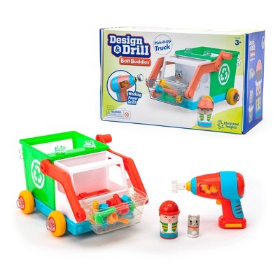 Educational Insights Design & Drill Bolt Buddies Recycling Truck: Science Kit for Preschool to 3rd Grade Students