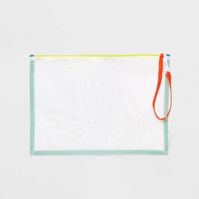 Colorblock Large Pouch - Shade & Shore White