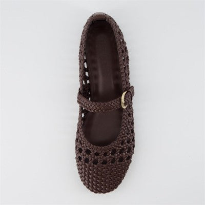 CUSHIONAIRE Windsor Woven Womens Flats with Adjustable Strap  6