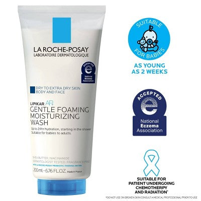 La Roche Posay Lipikar AP+ Face Wash - 6.76 fl oz