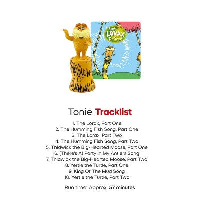tonies Dr. Seuss: The Lorax Tonie Figurine *ADD 3 TO YOUR CART & 1 IS FREE!*