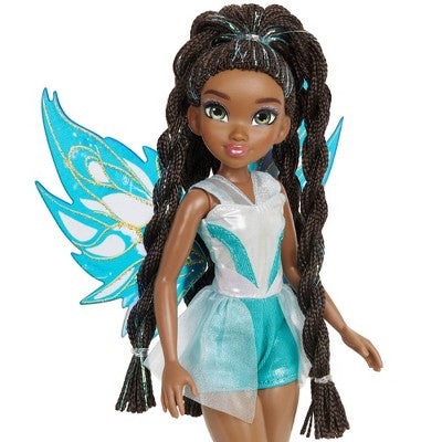 Winx Club Aisha Fairy 10.5" Fashion Doll with Glitter Outfit and Removable Wings