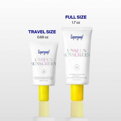 Supergoop! Unseen Clear & Invisible Face Sunscreen - SPF 50 - 1.7 fl oz
