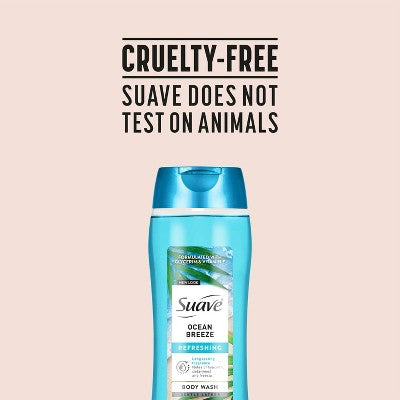 Suave Body Wash - Ocean Breeze - 18 fl oz: Basic Cleansing, Whole Body Application, Recommended for Normal Skin