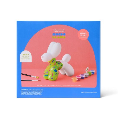 Ceramic Balloon Animal Dog Painting Craft Kit - Mondo Llama