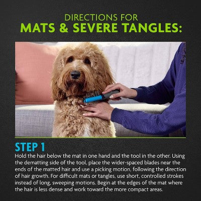 Furminator 2-in-1 Detangling Doodle Grooming Brush