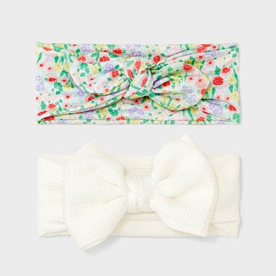 Baby Girls' 2pk Soft Headbands - Cat & Jack
