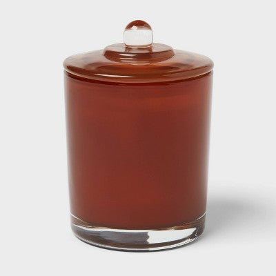 Wick Wooden Wick Lidded Pumpkin Bourbon Jar Candle 13oz - Threshold