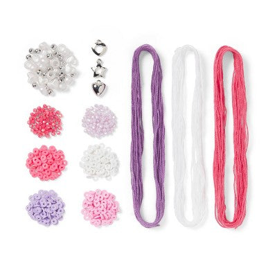 Valentine's Craft Beaded Bracelet Kit - Mondo Llama