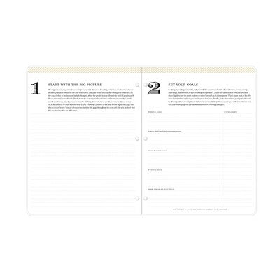 Day Designer 8.5"x11" 2026-2027 Planner Capri Clear Monthly Stapled