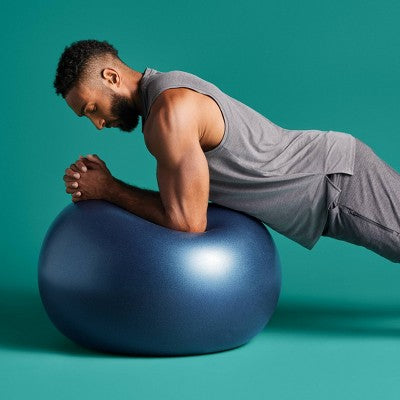 Weighted Stability Exercise Ball - Blue 75cm - All In Motion