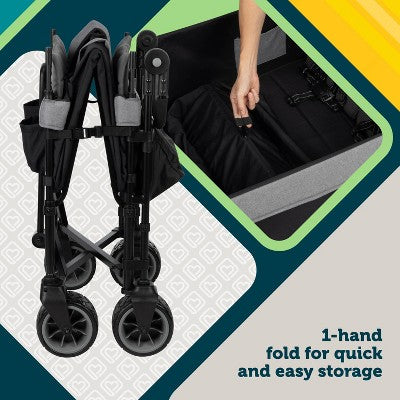 Safety 1st Summit Quad Stroller Wagon - Gray Harbor (LOCAL PICKUP ONLY)