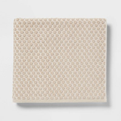 6pc Performance Plus Textured Dot Bath Towel Set Khaki - Threshold