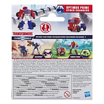 Transformers CYBERWORLD Optimus Prime Cyber Changers