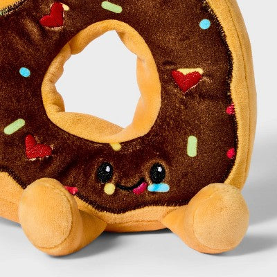 6" Heart Shaped Donut Stuffed Animal - Gigglescape