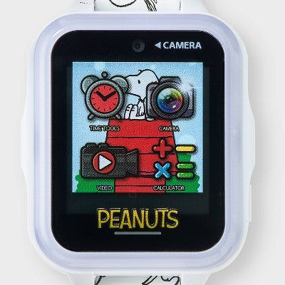 Kids' Snoopy Light Up Interactive Watch - White