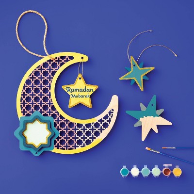 Ramadan Craft Moon Hanging Decor- Mondo Llama