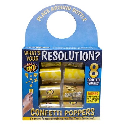TNT Fireworks Resolution Poppers Fireworks - 8pk
