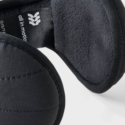 Men's Puffer Earmuff - All In Motion Black
