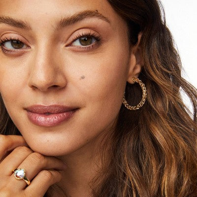 Kendra Scott Maeve 14K Gold Over Brass Hoop Earrings - Gold