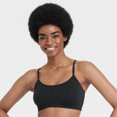 Women's Seamless Bralette - Colsie Black S