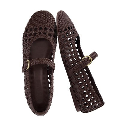 CUSHIONAIRE Windsor Woven Womens Flats with Adjustable Strap  6