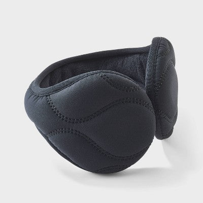 Quilted Behind the Head Earmuff- All In Motion Black One Size Fits Most