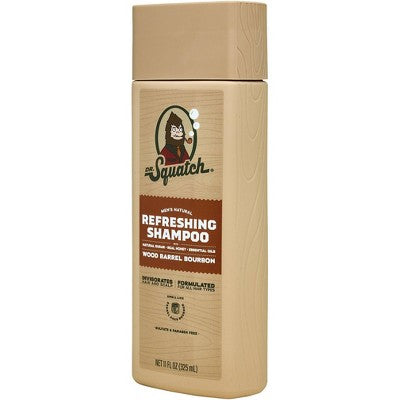 DR. SQUATCH Shampoo - Wood Barrel Bourbon - 11 fl oz