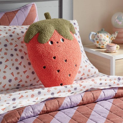 Strawberry Kids' Decorative Pillow - Pillowfort