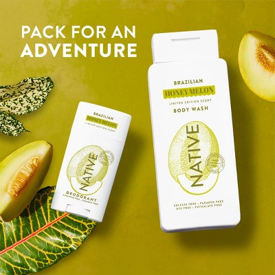 Native Limited Edition Aluminum-Free and Residue-Free Global Flavors Deodorant - Honey Melon - 2.65 fl oz