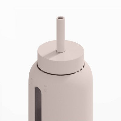 Bink 27oz Day Water Bottle Straw Cap Latte
