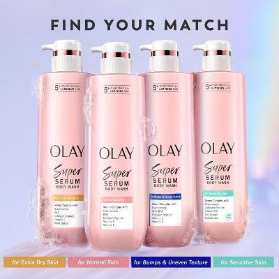 Olay Super Serum Complex for Luminous Skin Body Wash for Sensitive Skin - 20 fl oz