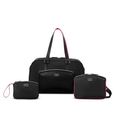 Sarah Jessica Parker Convertible Weekender Bag with Removable Strap Garment Bag - Black