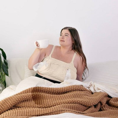 Kindred Bravely Women's PumpingBra - Oatmeal XXL