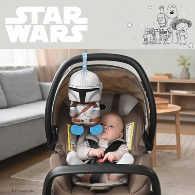 Star Wars Mandalorian Teether Feet Blanky Toy: Emotional Development, Sensory Development, Fine Motor Skills